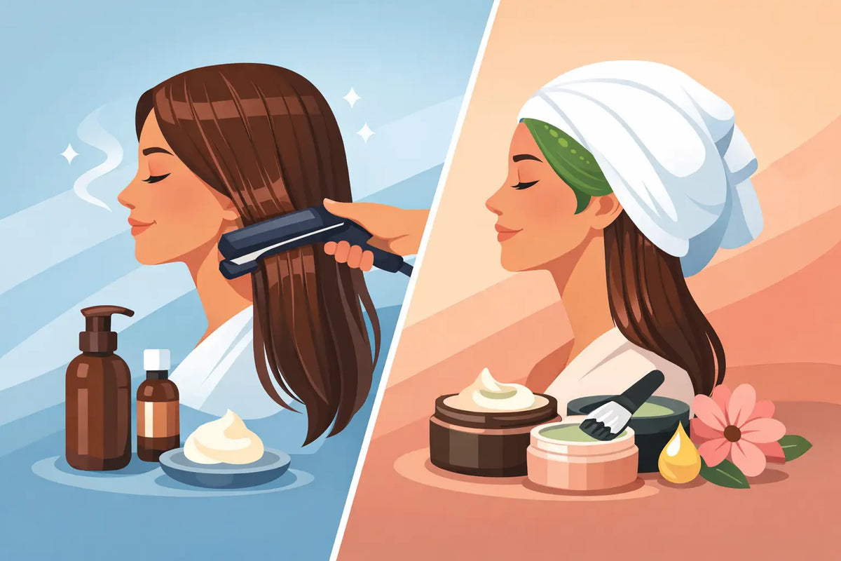 Keratin Treatment vs Keratin Mask