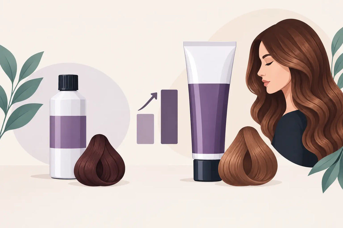 Developer Volume Comparison for Hair Colour