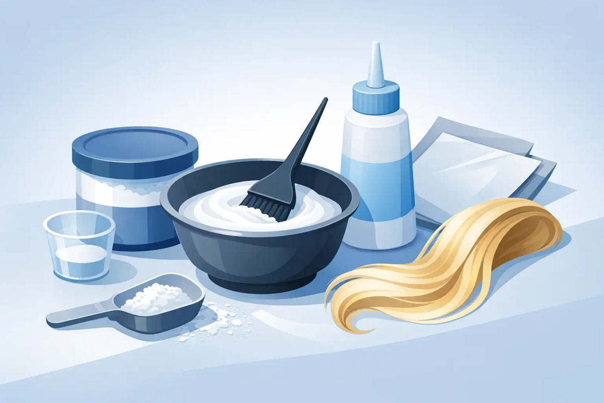 Bleach Mixing Ratios for Professional Hair Lightening