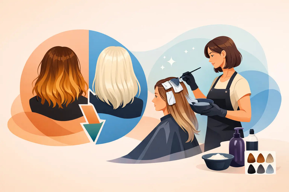 Colour Correction Examples for Common Salon Fixes