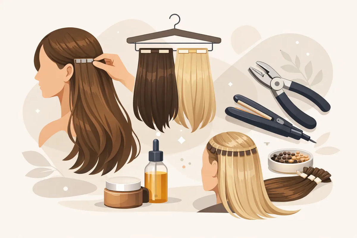 Human Hair Extensions Supplies That Matter