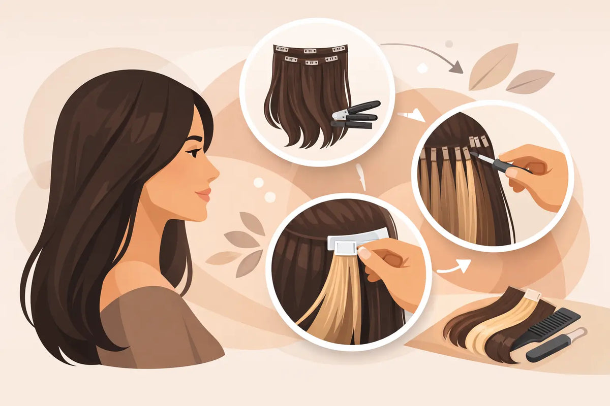 Hair Extensions: Choose the Right Method