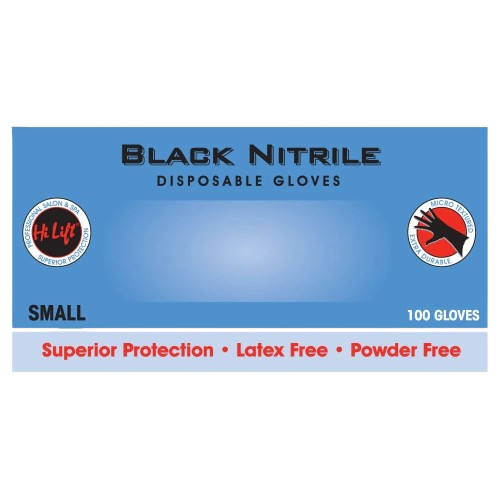 Hilift Black Gloves Small 100pcs image 0