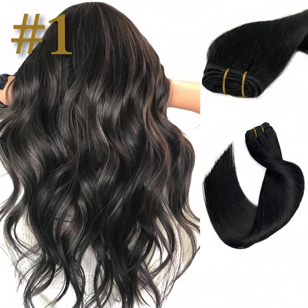 Genius Weft Hair Extionsions image 0