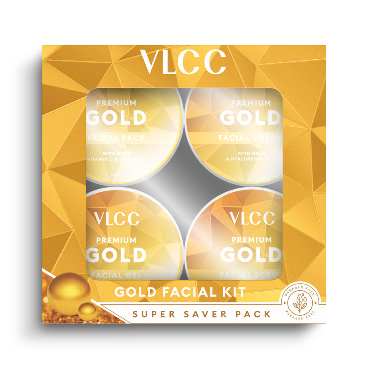 VLcc Gold 100 facials pack image 0