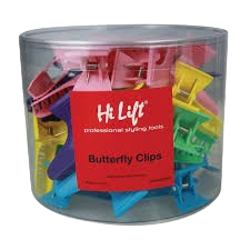 Hi Lift Butterfly Clips Assorted Colours image 0