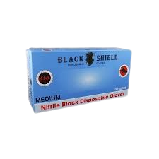 Hilift Black Gloves Medium 100pcs image 0
