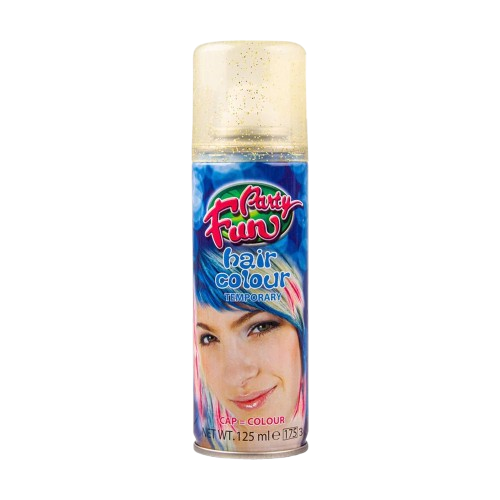 Party Fun Hair Colour Glitter Gold image 0