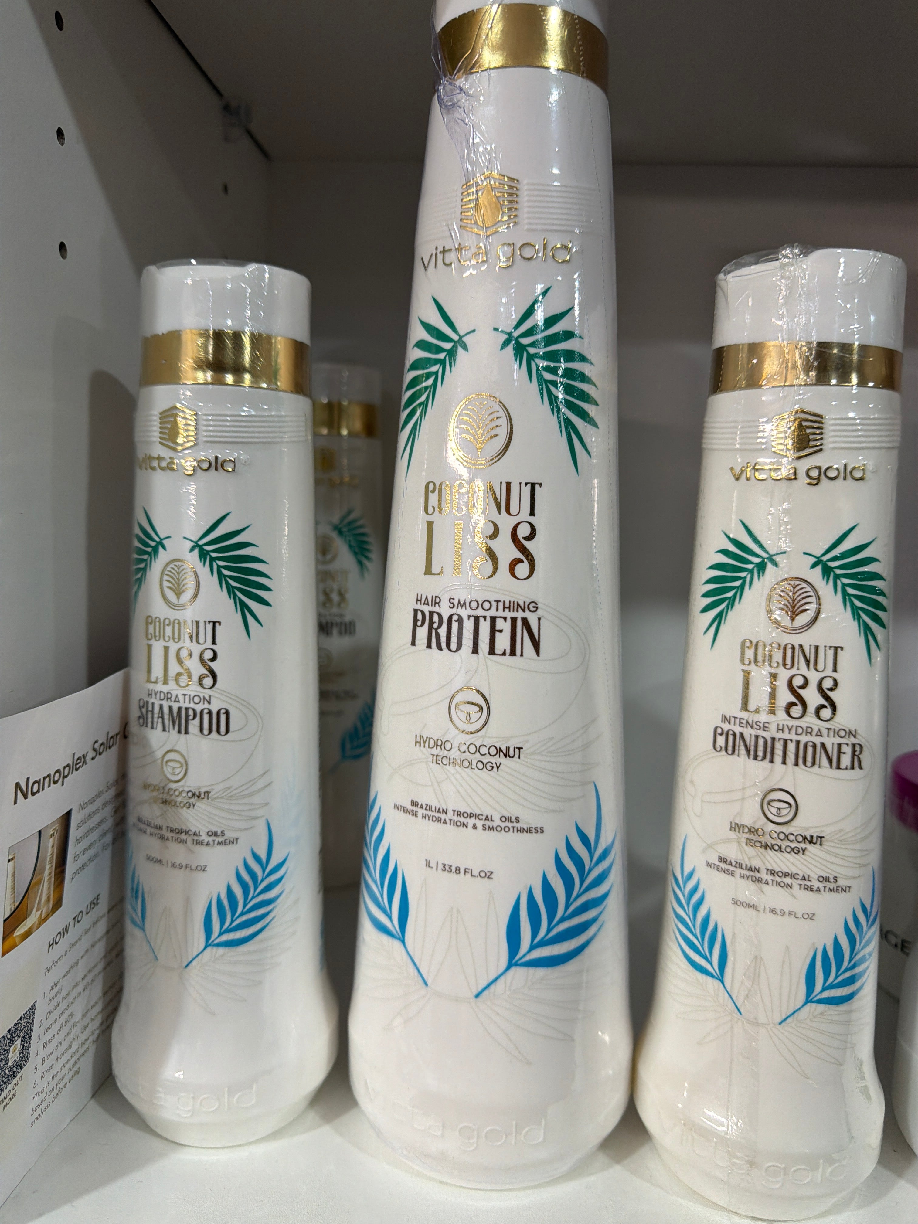 Vitta gold coconut Liss protein Hair smoothing