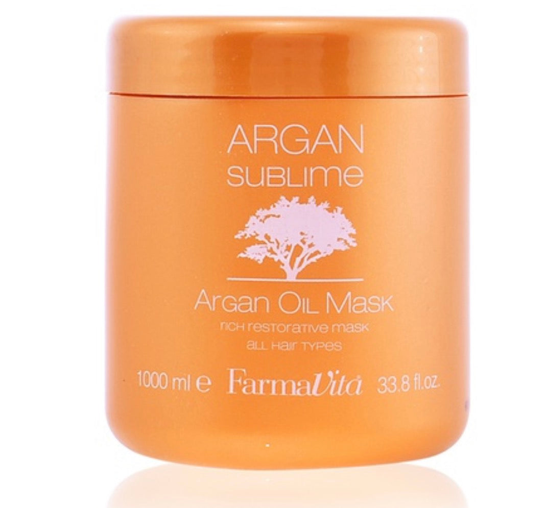 Farmavita Argan Oil Hair Mask 1L – Nourishing & Revitalising Treatment