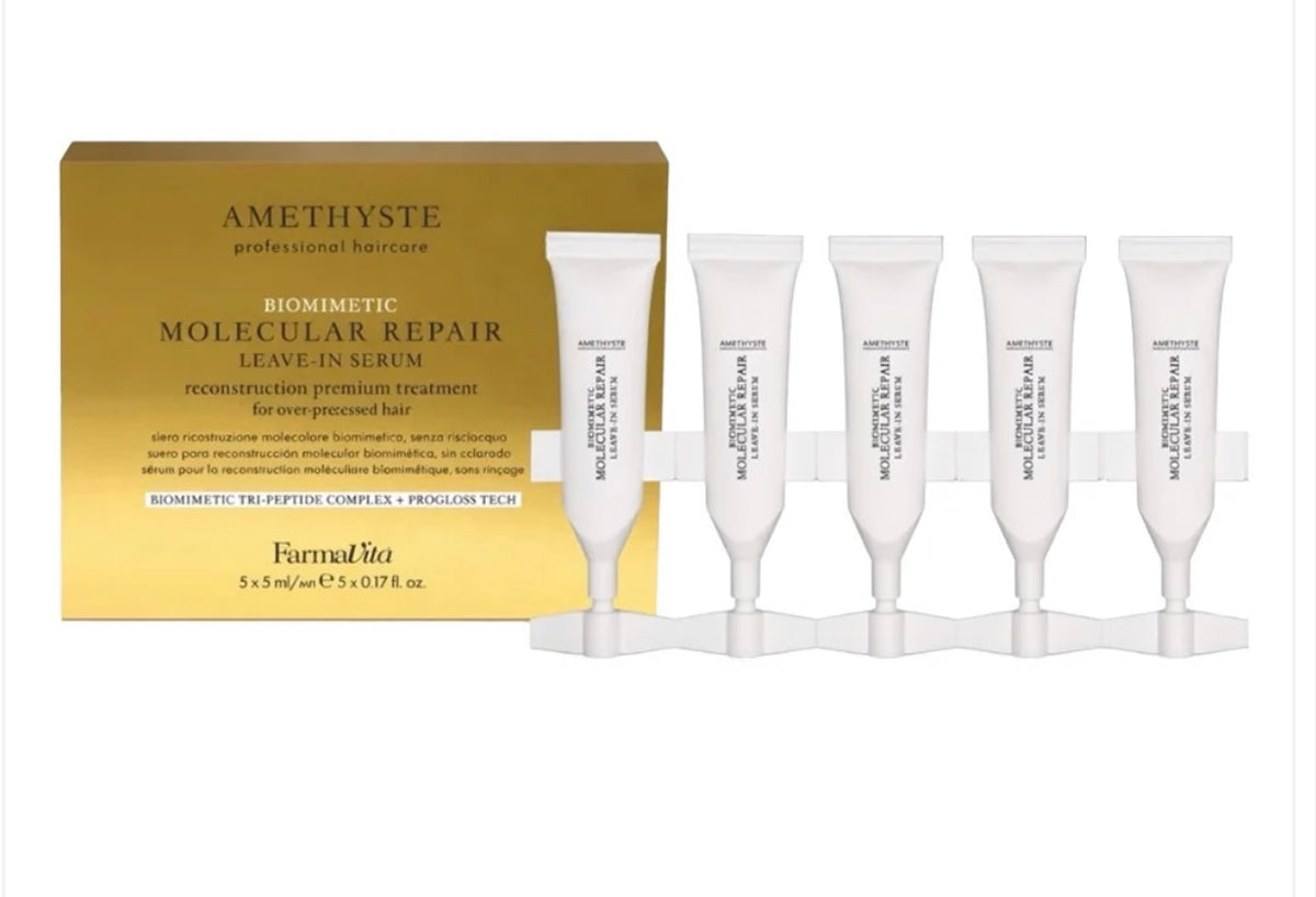 FarmaVita Amethyste Biomimetic Molecular Repair Leave-In Serum 5x5ml