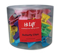 Hi Lift Butterfly Clips Assorted Colours