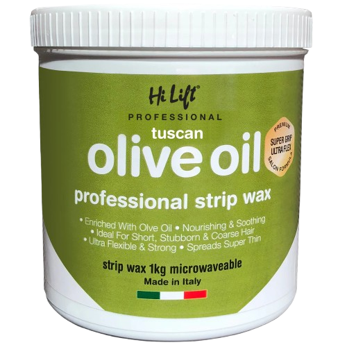 Hi Lift Olive Oil Strip Wax 1000ml Tub image 0