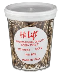 Hilift bobby pins gold 250g image 0