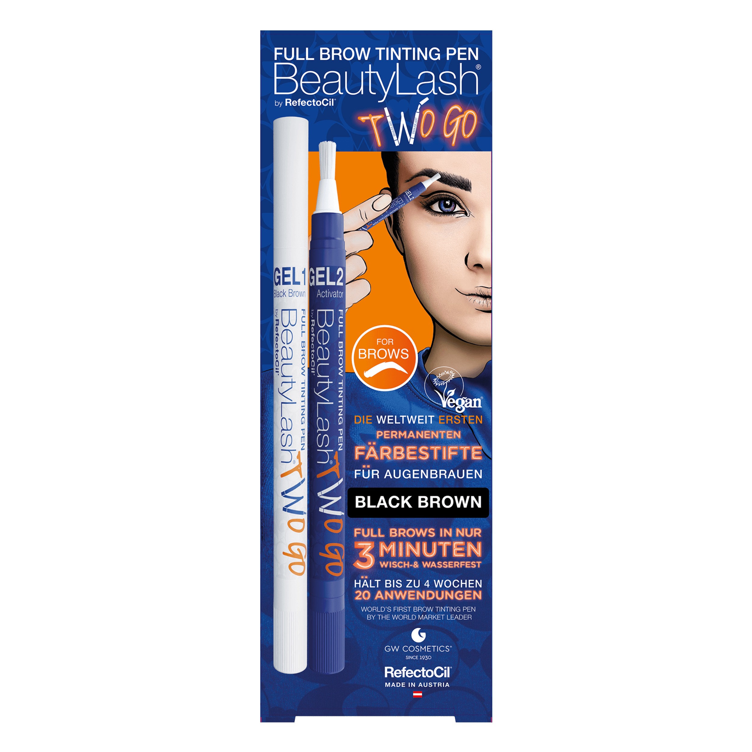 Refectocil tinting pen black brown beauty lash
