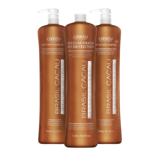 Brasil Cacau Keratin Treatment 1L Combo
